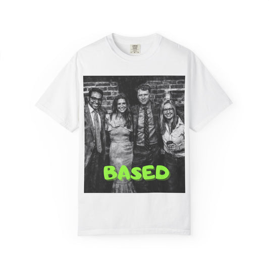 Breaking Points Based Retro Photo T-Shirt — 'BASED' Neon Graphic Tee