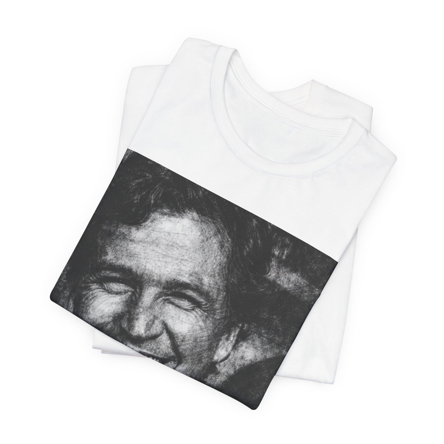 Tucker Carlson Based Graphic Tee — Neon "BASED" Retro Portrait T-Shirt