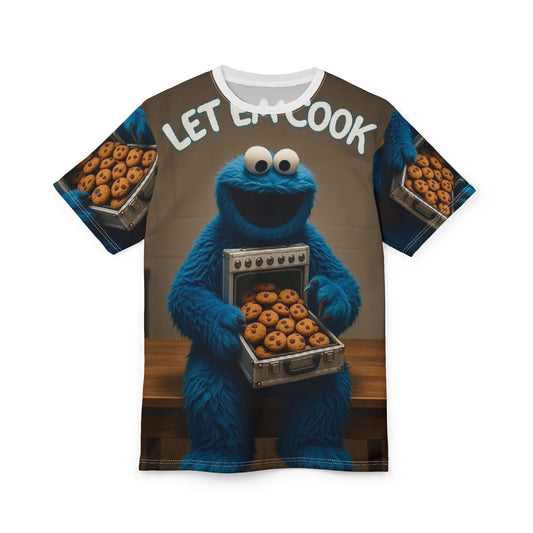 Cookie Monster 'Let Em Cook' All-Over Print Tee
