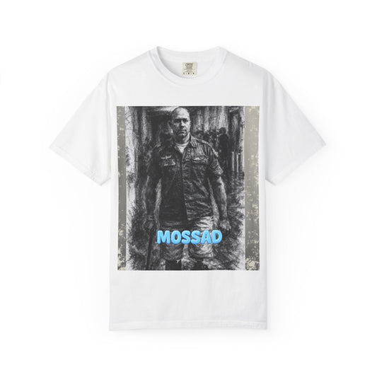 Brian mast Mossad Graphic T-Shirt — Military Portrait Tee