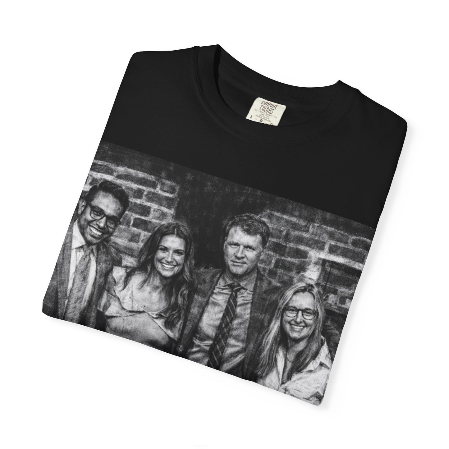 Breaking Points Based Retro Photo T-Shirt — 'BASED' Neon Graphic Tee