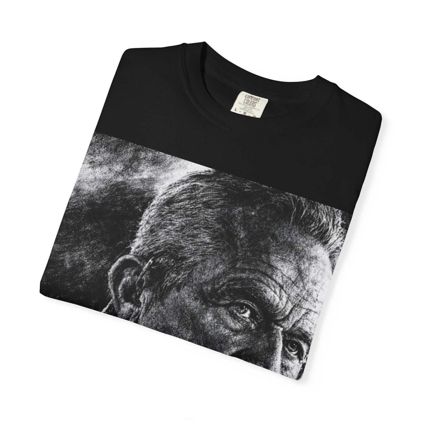 RFK Mossad Portrait T-Shirt — Vintage Black & White Graphic Tee