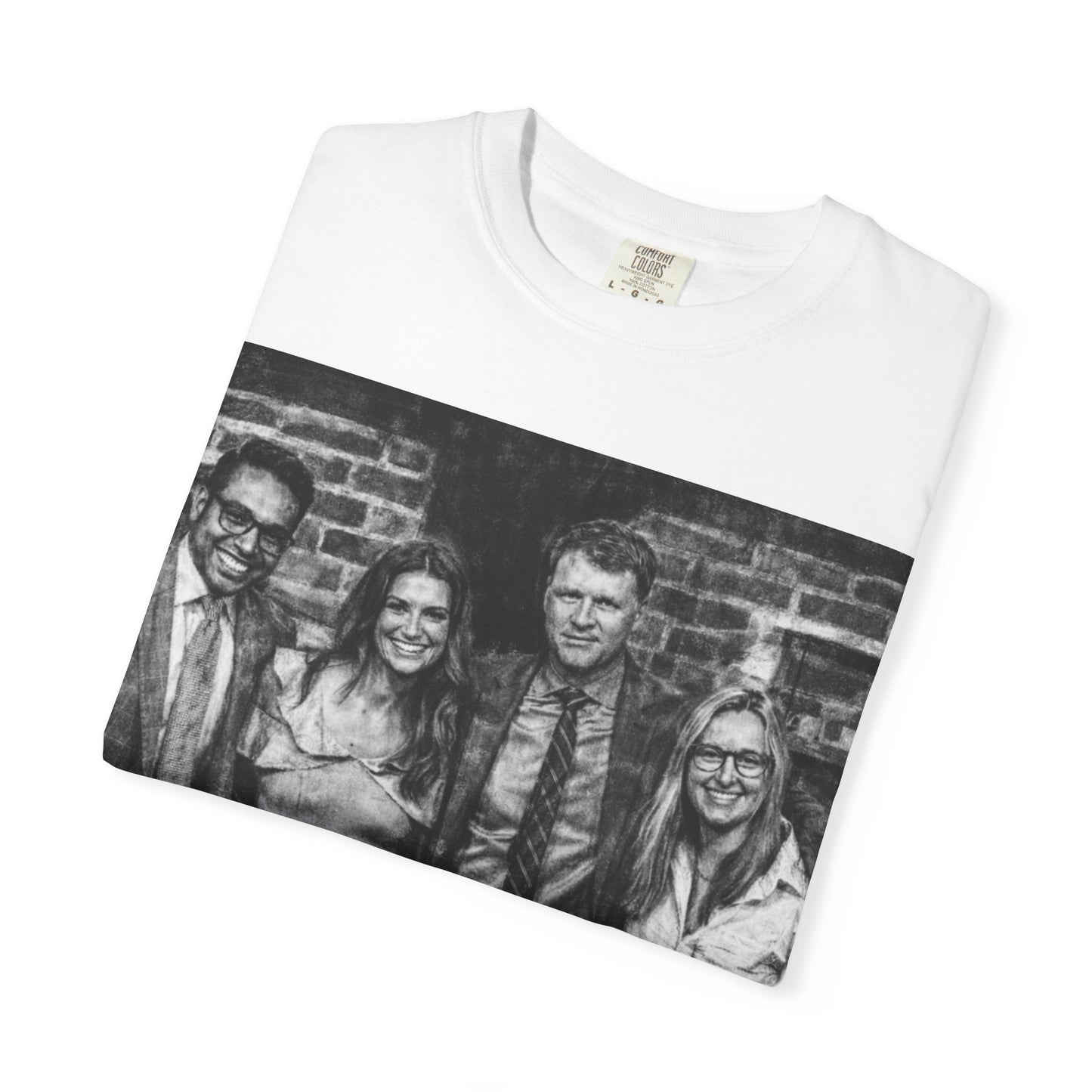 Breaking Points Based Retro Photo T-Shirt — 'BASED' Neon Graphic Tee