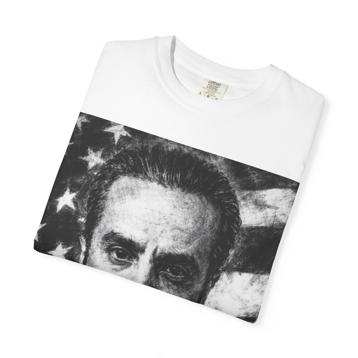Vinny Based Graphic T-Shirt — Retro Portrait Tee with 'BASED' Text