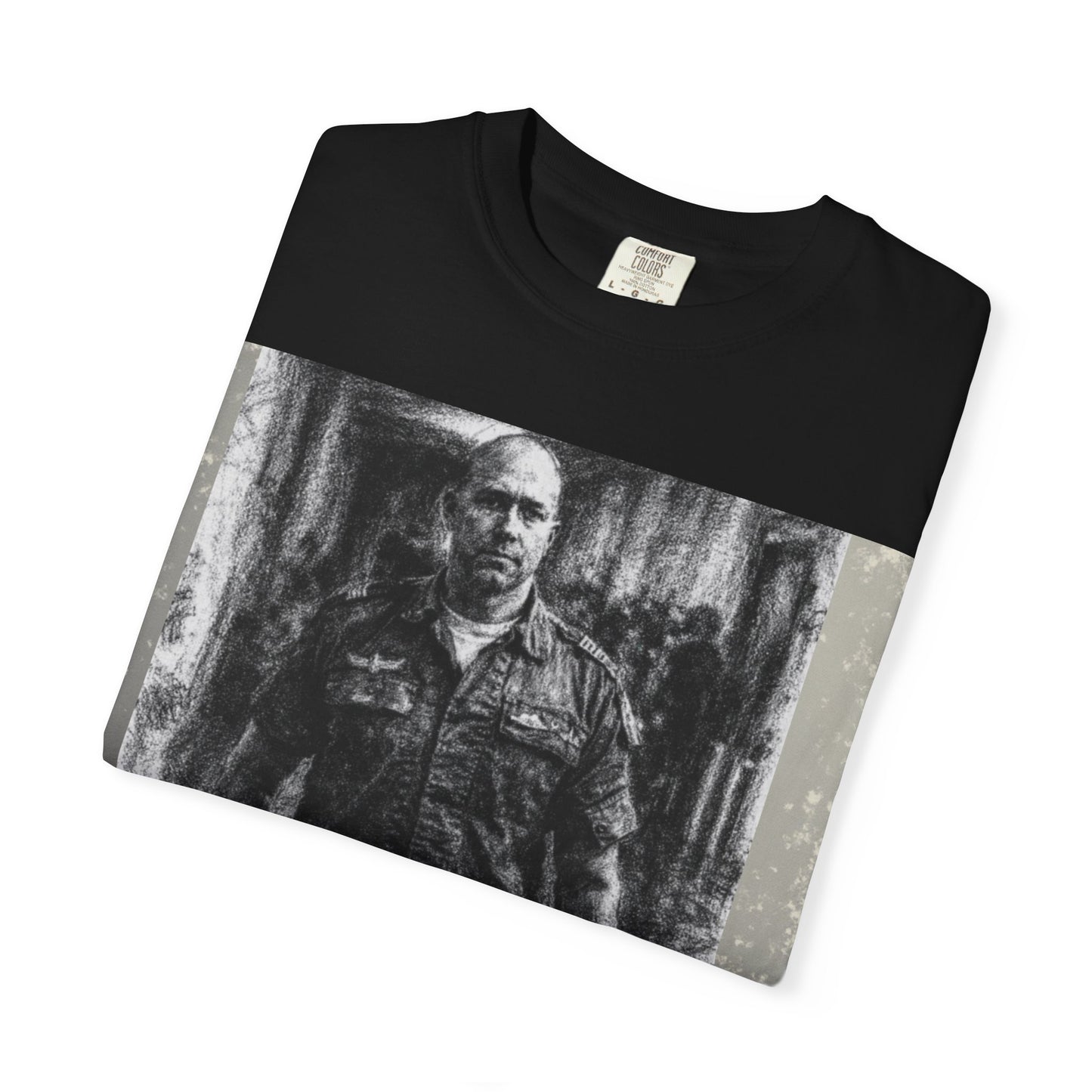 Brian mast Mossad Graphic T-Shirt — Military Portrait Tee