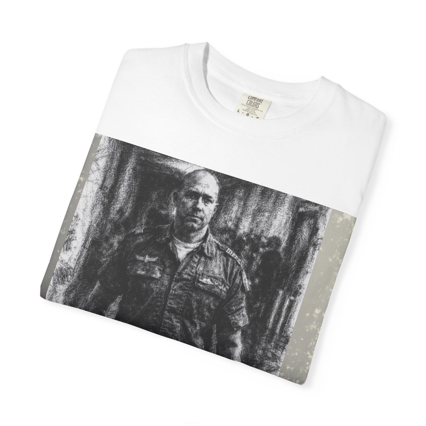 Brian mast Mossad Graphic T-Shirt — Military Portrait Tee