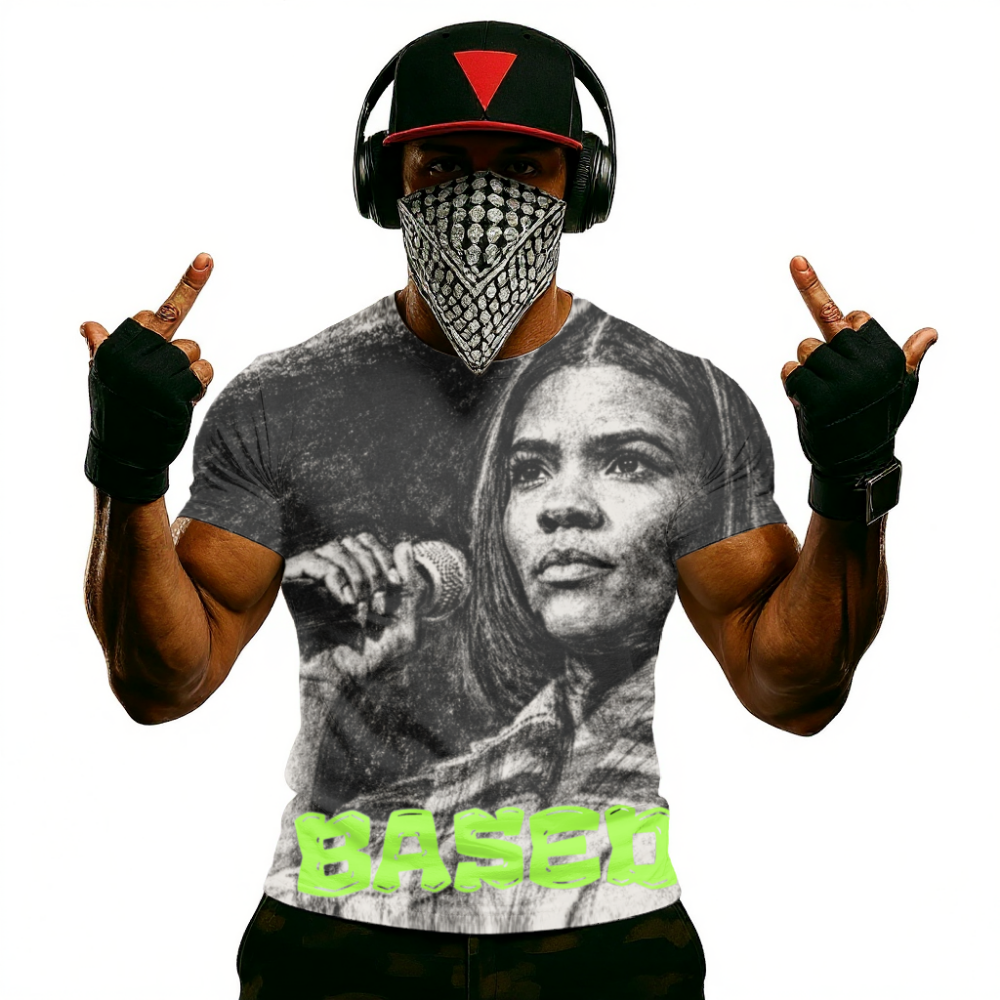 Candice Owen’s Based Graphic Tee — Vintage Concert Portrait T‑Shirt