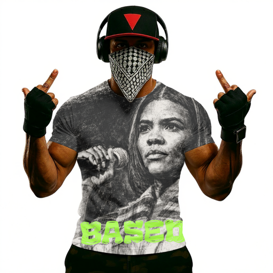 Candice Owen’s Based Graphic Tee — Vintage Concert Portrait T‑Shirt