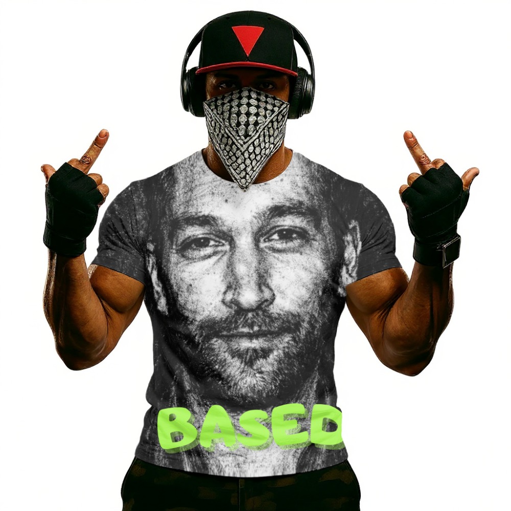 Dave Smith T-Shirt — "BASED" Photo Print Tee