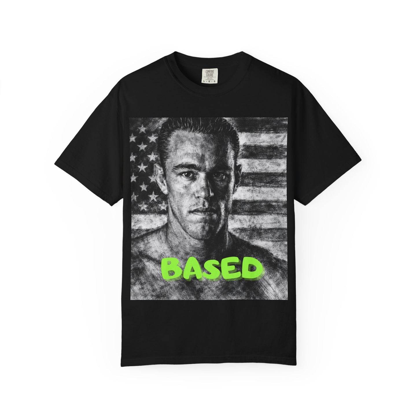 Jake Shields Based Portrait T-Shirt