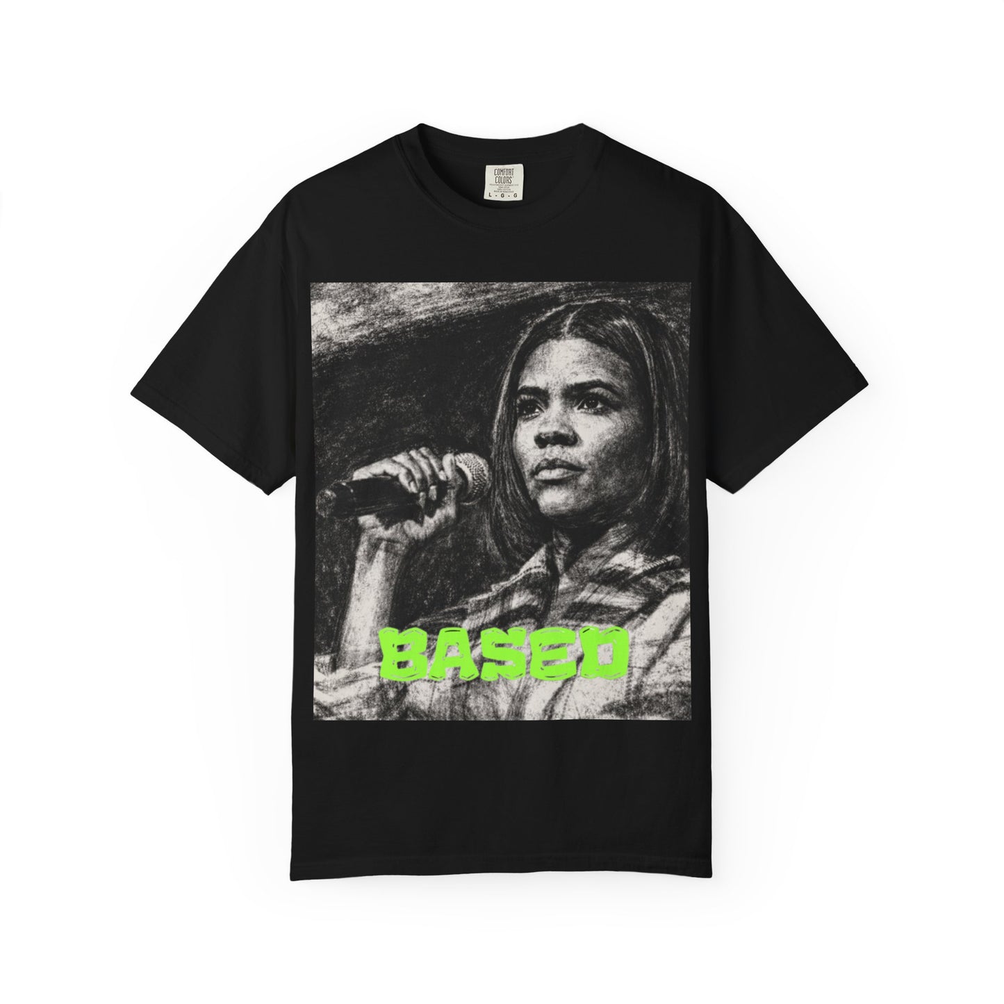 Candice Owen’s Based Graphic Tee — Vintage Concert Portrait T‑Shirt