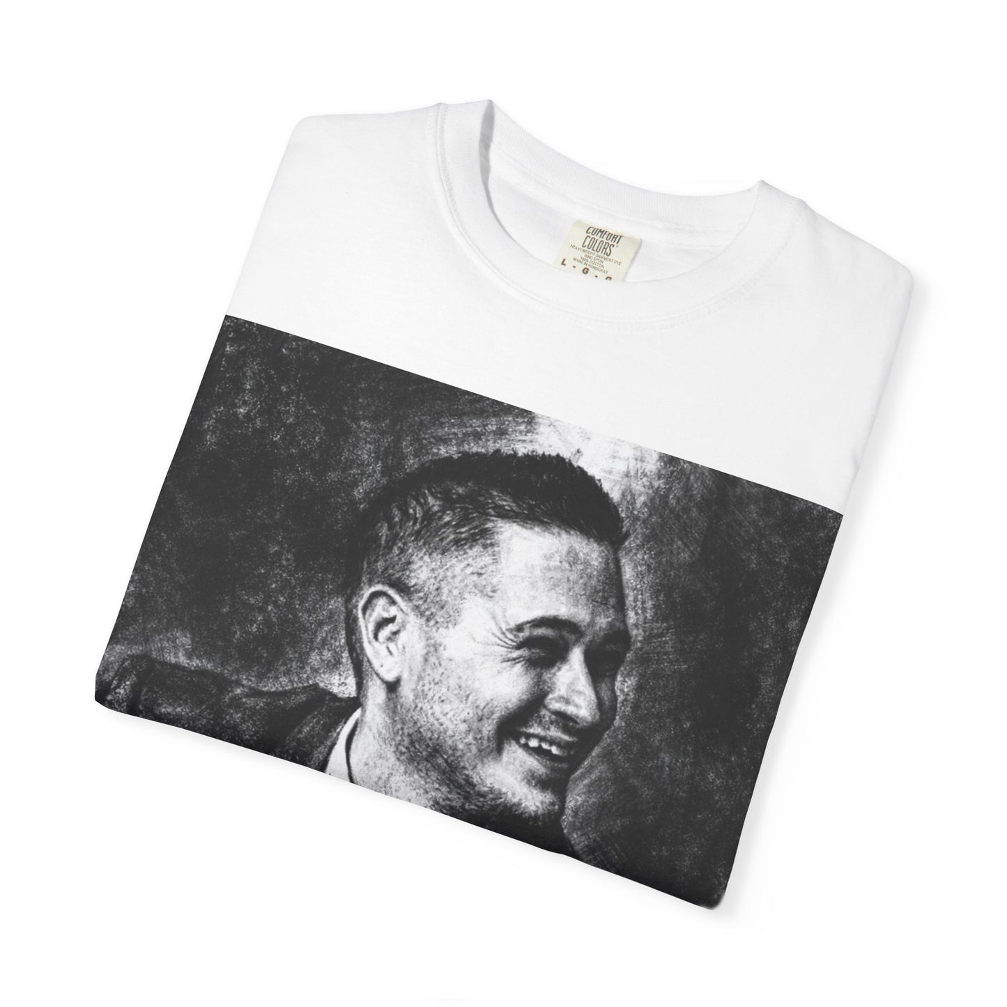 Kyle Kilinsky  Based Retro Portrait T-Shirt — "BASED" Neon Graphic Tee